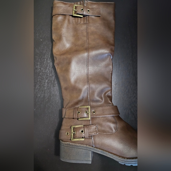 *Faux Tall Leather Boots* - Picture 2 of 9